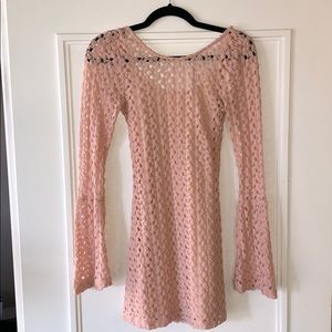 Blush Mimi Chica Bell Sleeve Mini